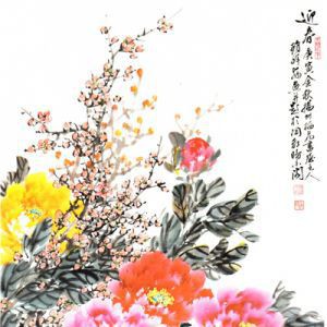 玉兔迎春