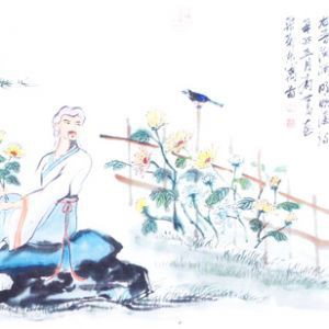 东篱采菊图